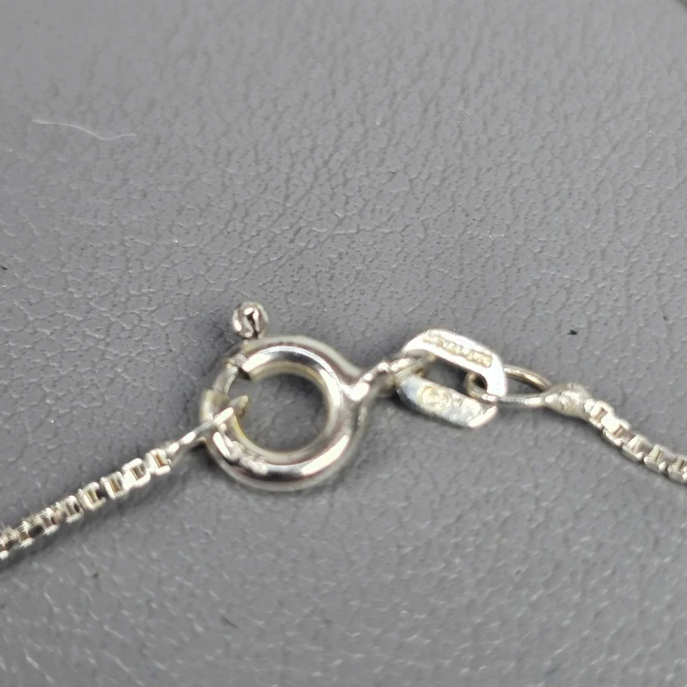 Filigree Sterling Silver Nana Grandmother Heart Pendant Necklace Box Chain 18